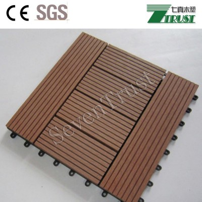 DIY garden Wood Plastic Composite Decking (WPC) beautiful decking